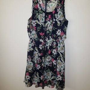 AB Studio floral print dress.